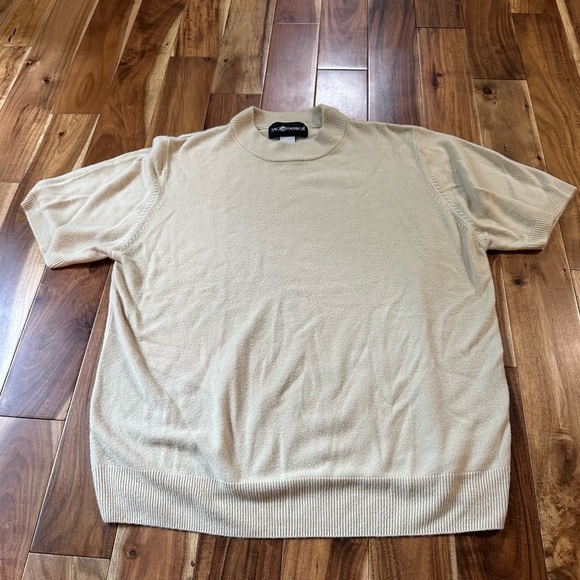 Vintage Sag Harbor Beige Knit Shell Sweater XL | RN 51735 Cambodia - Picture 1 of 6